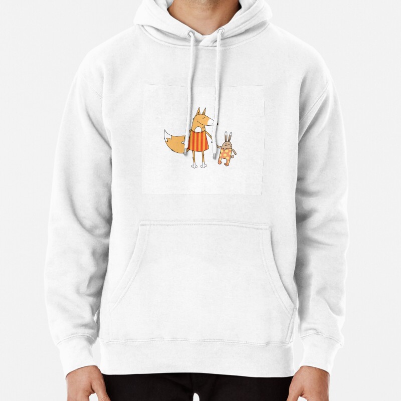 Fox and hare Pullover Hoodie