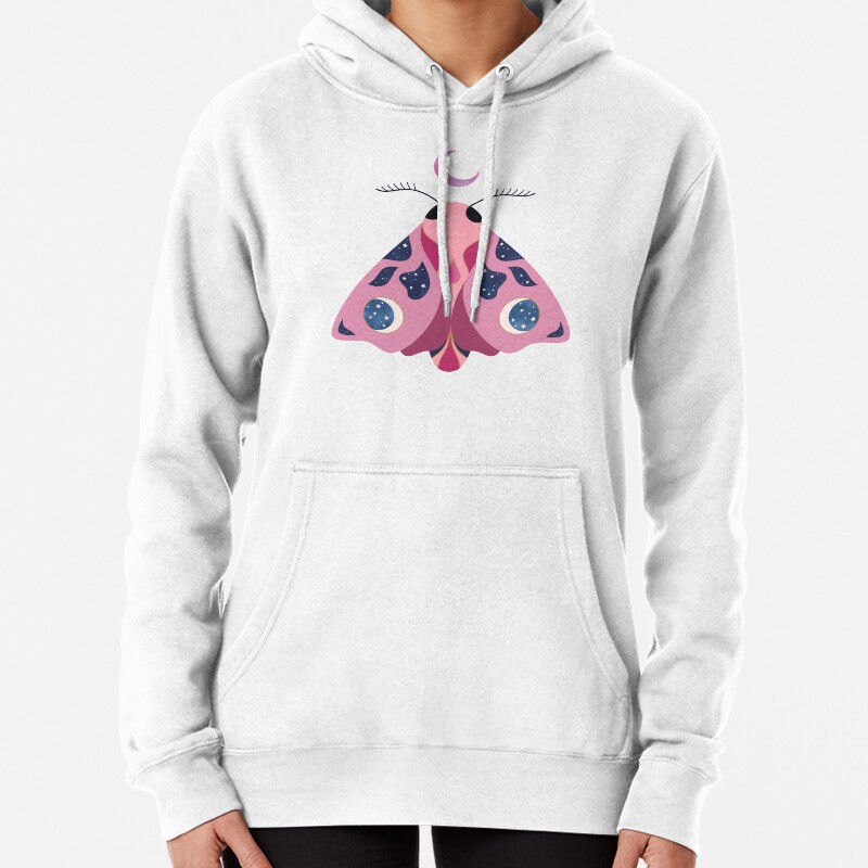 Luna Moth  Pullover Hoodie