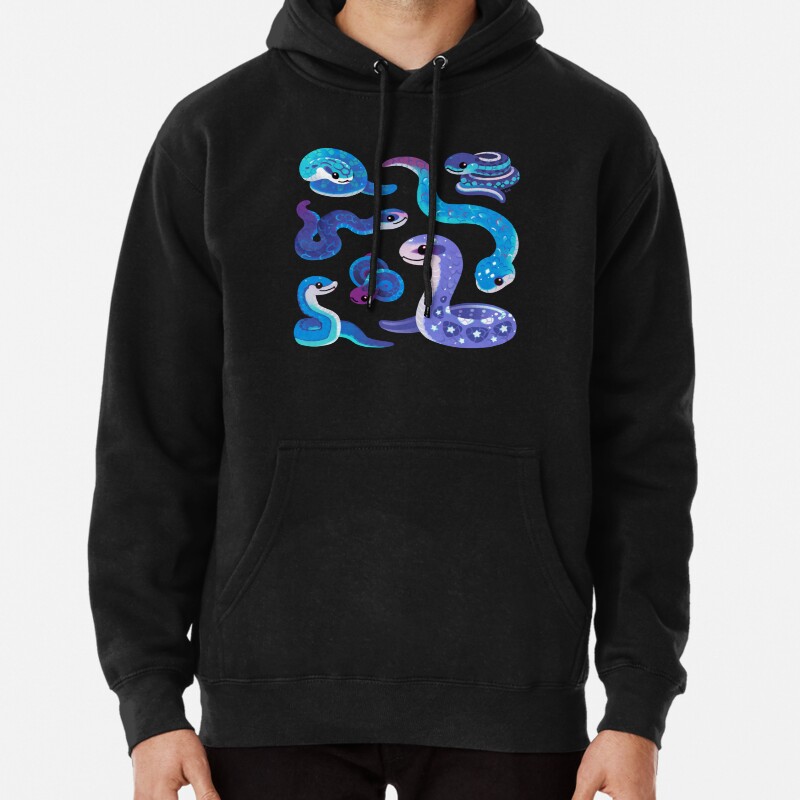 The Year of the Blue Snake Pullover Hoodie