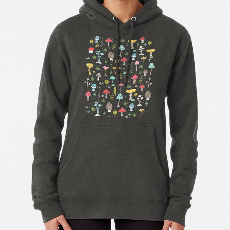 Mushrooms Pullover Hoodie