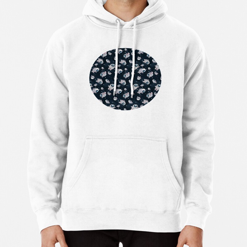 Floating Astronauts Pullover Hoodie