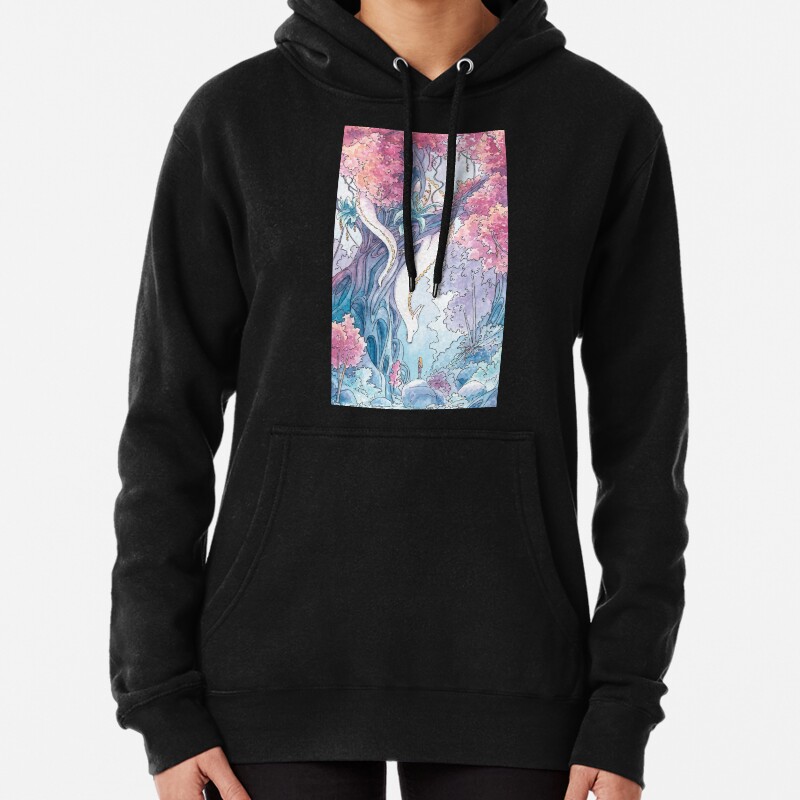 The Albino FoxDragon Pullover Hoodie