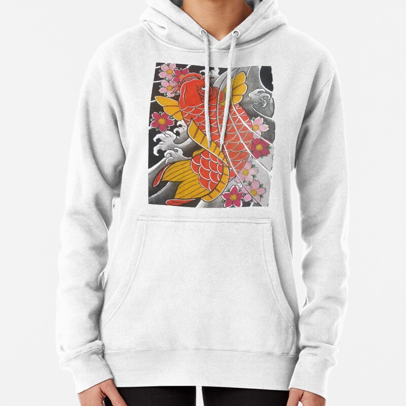 Koi x Sakura Pullover Hoodie