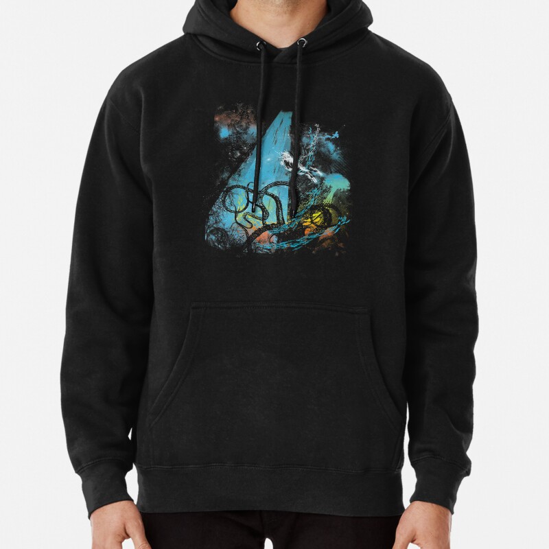 Diving danger Pullover Hoodie