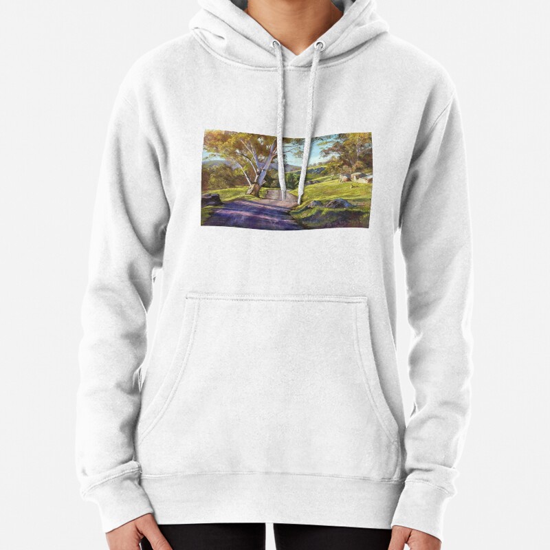 Along the Greenslopes Road - Trawool Pullover Hoodie