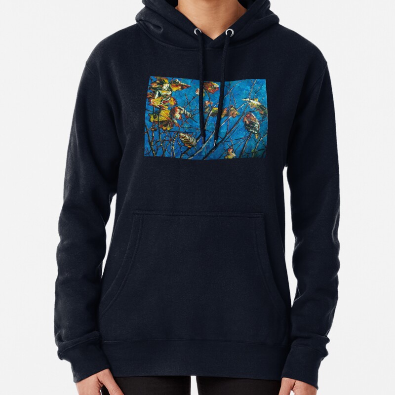 Golden Leaves III Pullover Hoodie