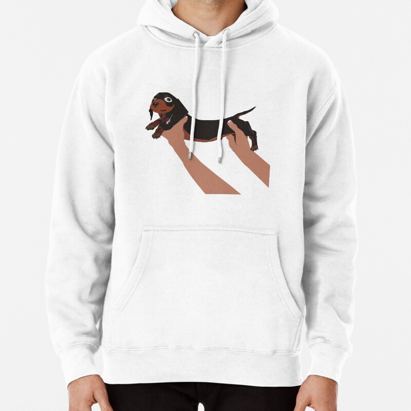 Happy dachshund Pullover Hoodie