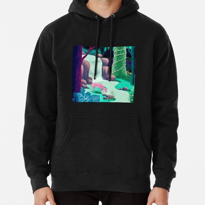 The Whispering Waters of Eventide Vale Pullover Hoodie
