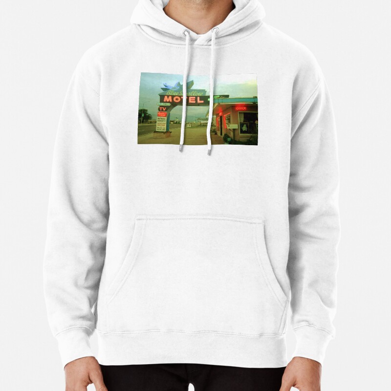 Blue Swallow Pullover Hoodie
