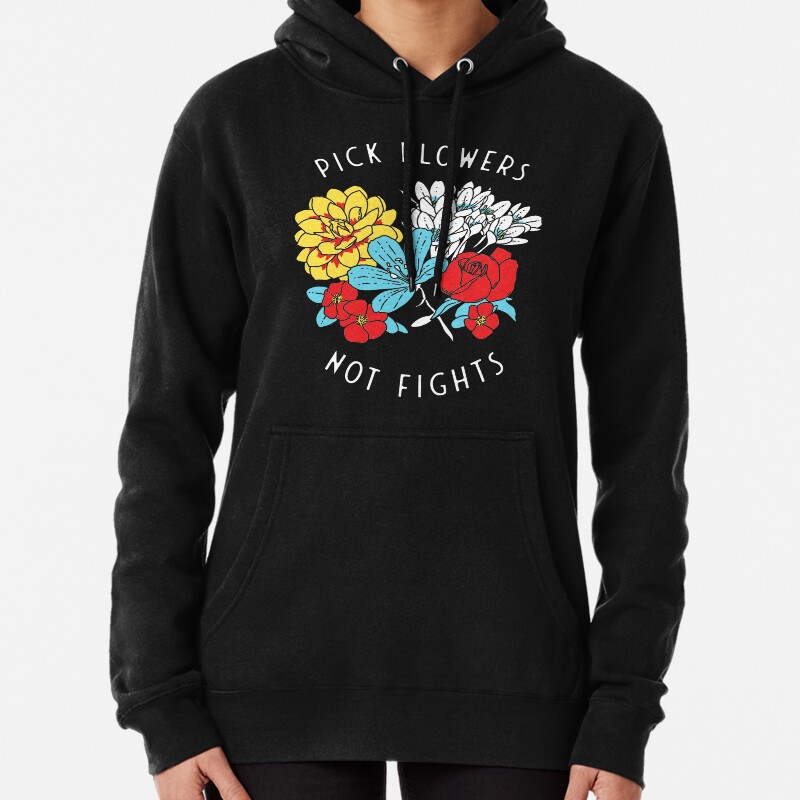 Flowers Pullover Hoodie