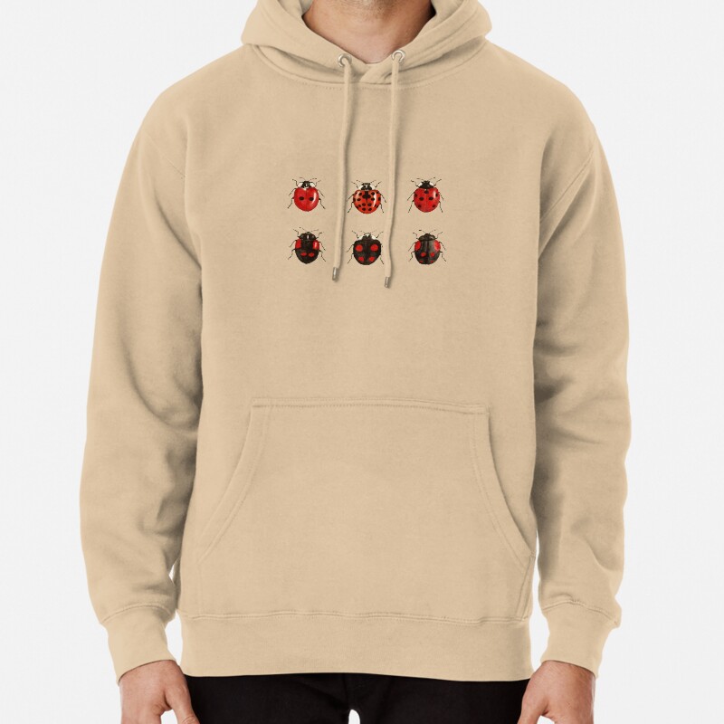 Coccinellidae entomology studies fig 11 Pullover Hoodie