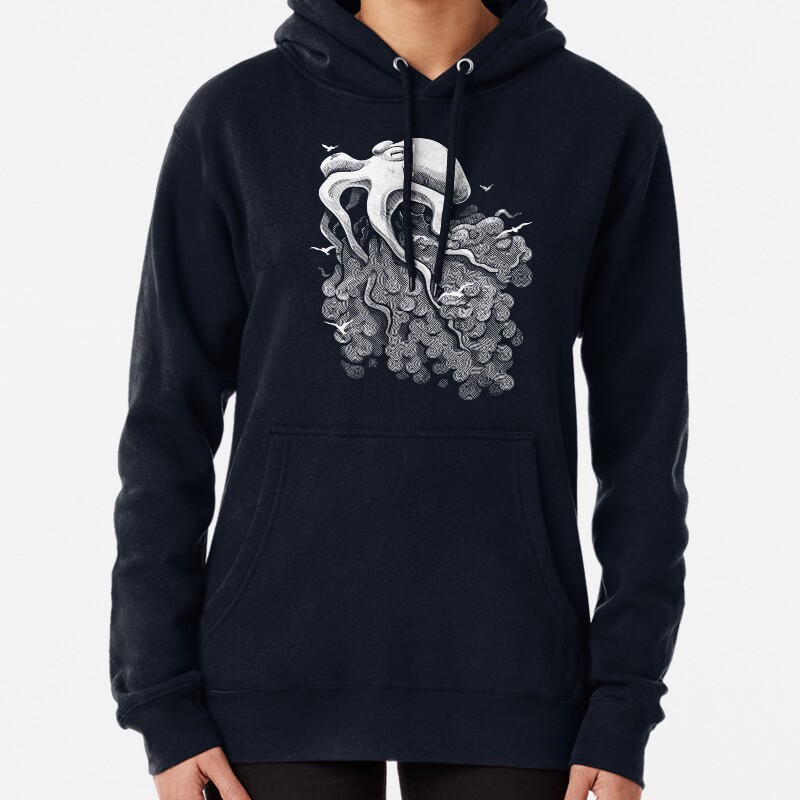 Deep Cloud Pullover Hoodie
