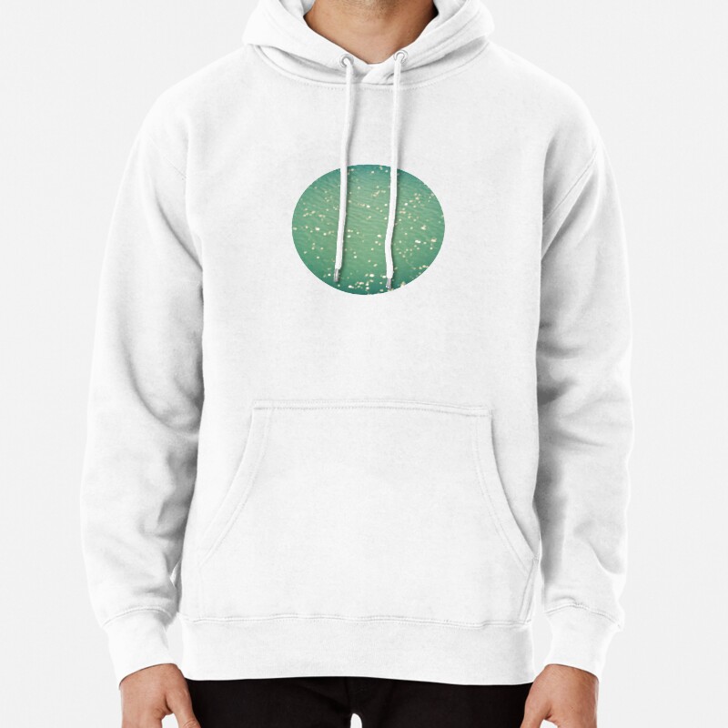 Green ocean blur Pullover Hoodie