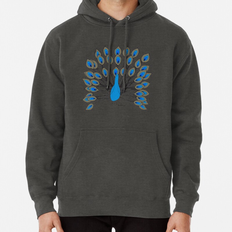 Peacock Pullover Hoodie