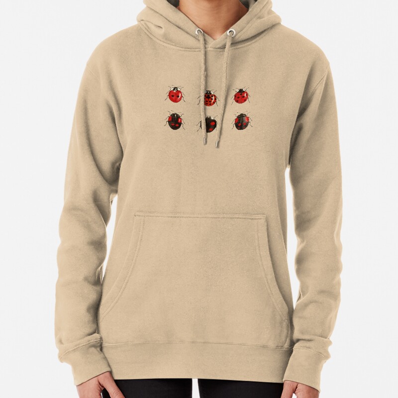 Coccinellidae entomology studies fig 11 Pullover Hoodie