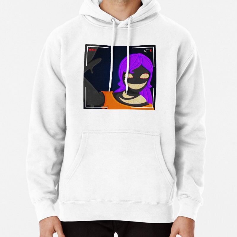 Teeth Demon Girl  Pullover Hoodie