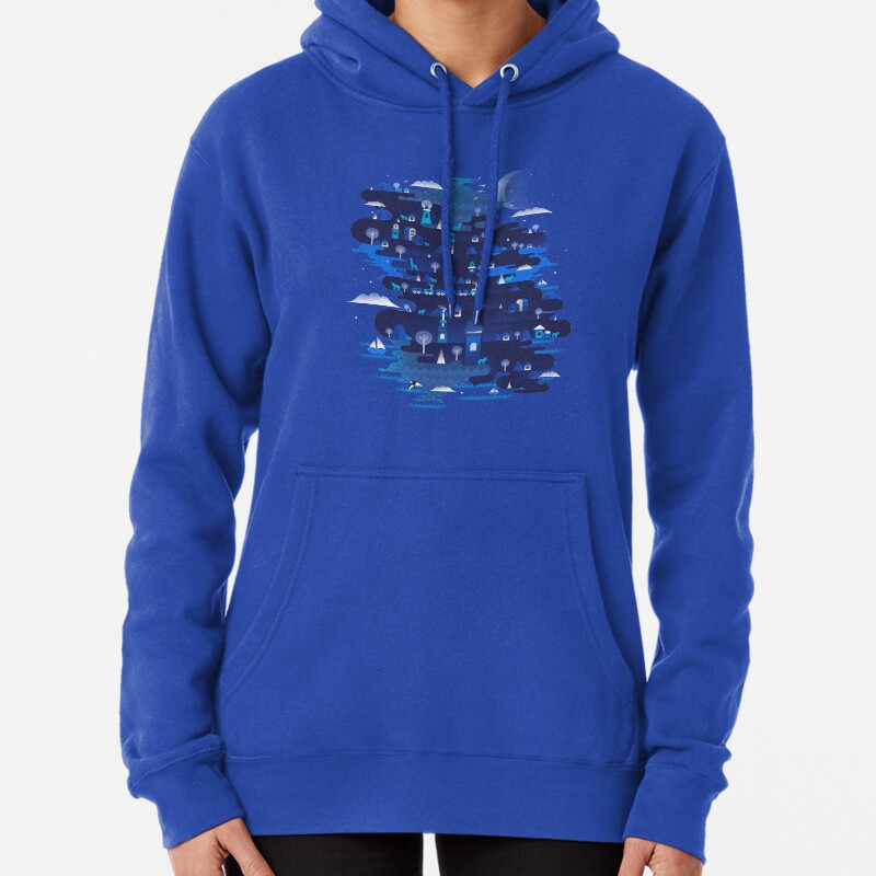 Midnight Blue Pullover Hoodie