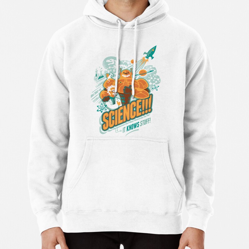 Science!!! It Knows Stuff! Pullover Hoodie