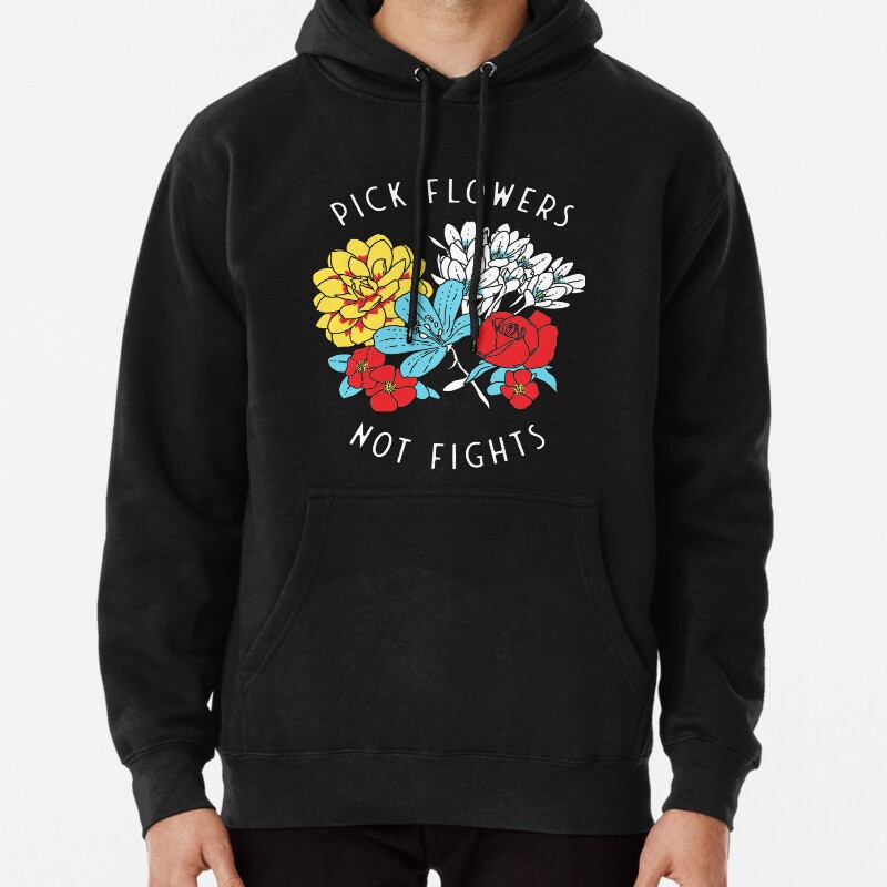 Flowers Pullover Hoodie