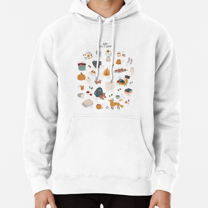 Hello Autumn Pullover Hoodie