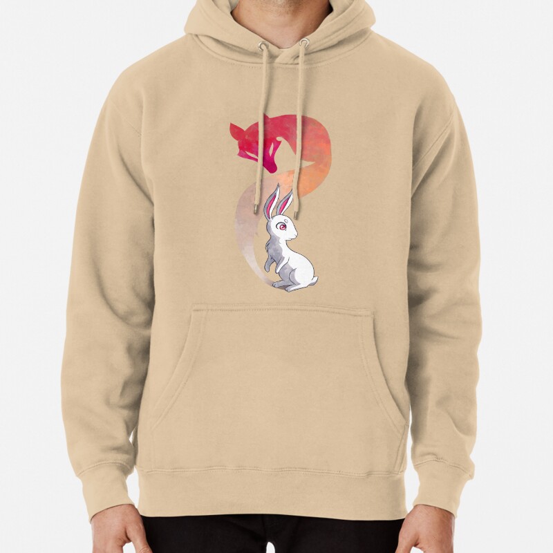 Rabbit and a Fox Pullover Hoodie