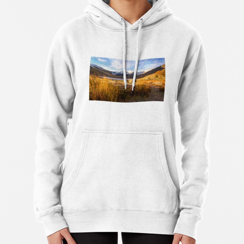 Glyder Fawr and Llyn Ogwen Pullover Hoodie