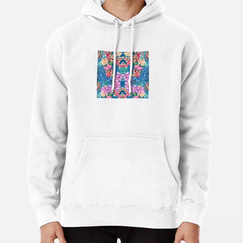 Orchid Splash Pullover Hoodie