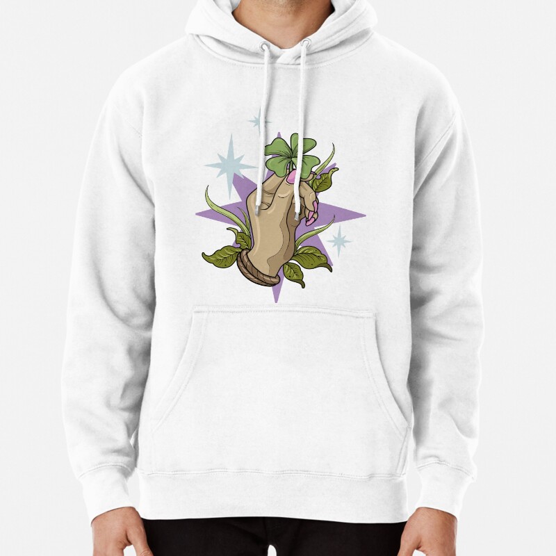 Four Leaf Clover Pullover Hoodie