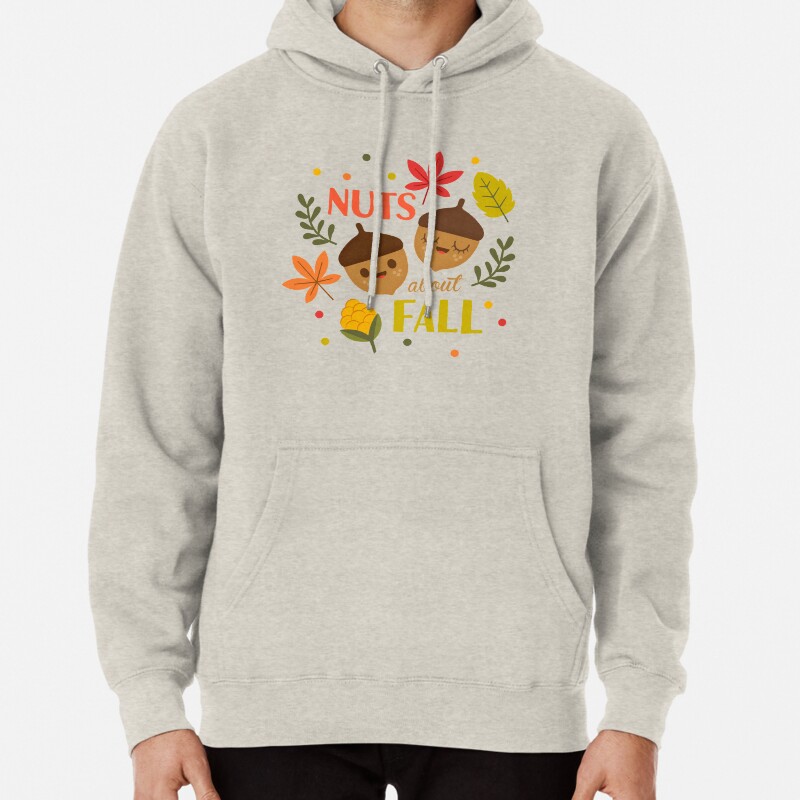 Nuts about Fall Pullover Hoodie