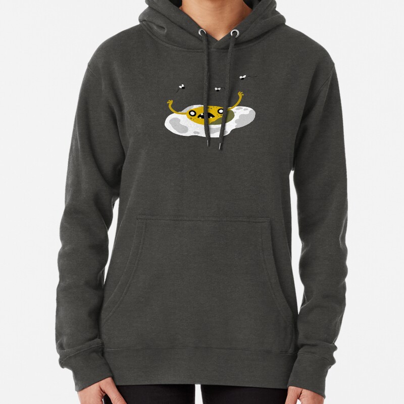 Egg Zombie Food Edition Pullover Hoodie