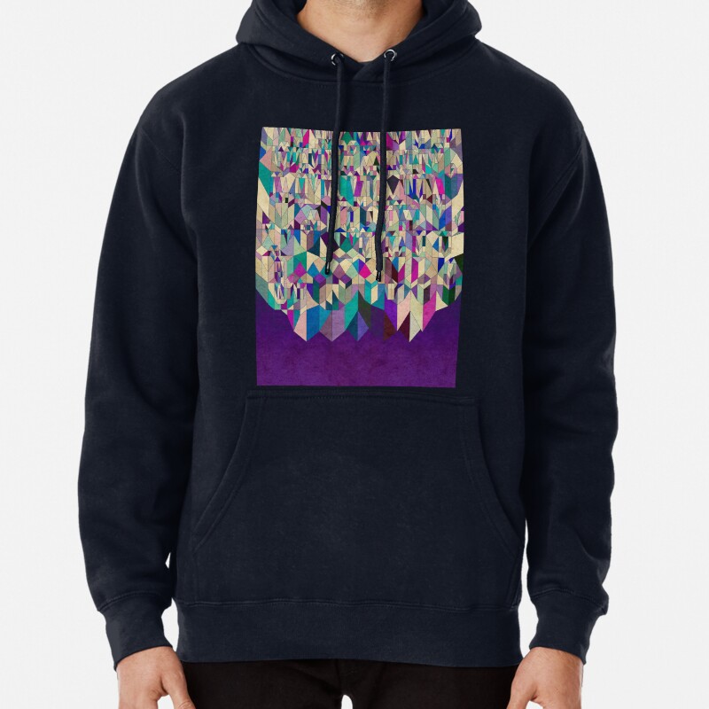 Purple Town Pullover Hoodie