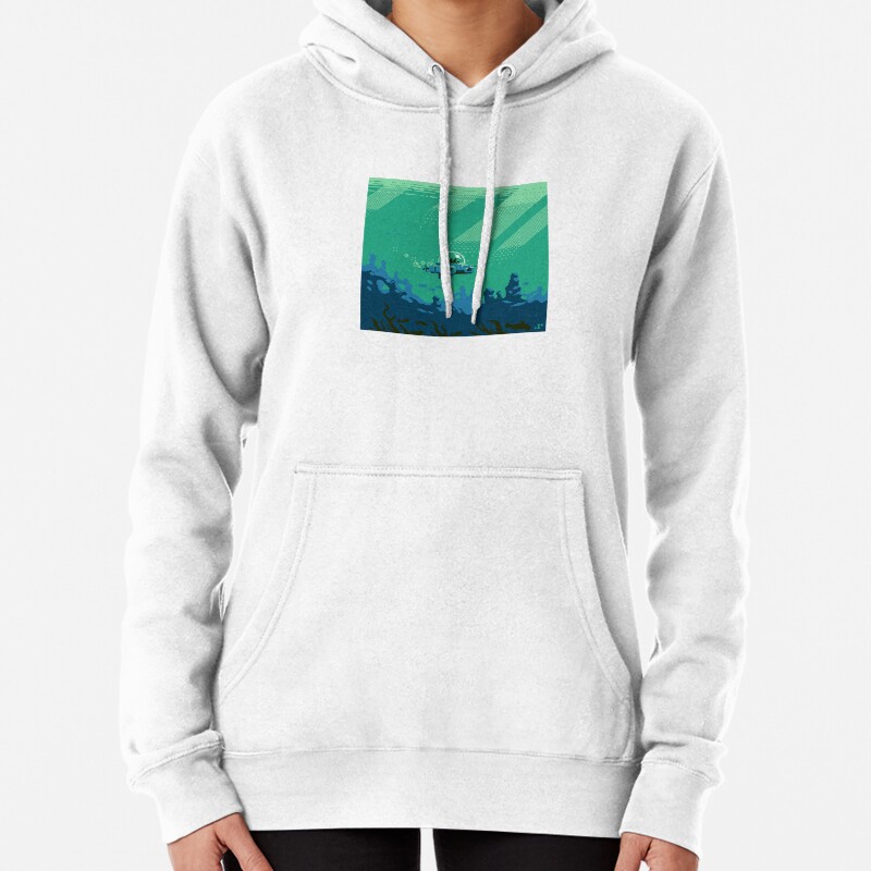 Cat Fishin Pullover Hoodie