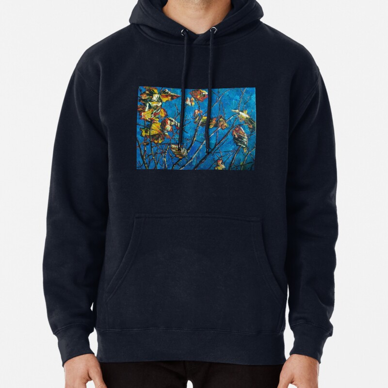 Golden Leaves III Pullover Hoodie