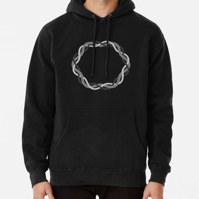 Braided crown Pullover Hoodie