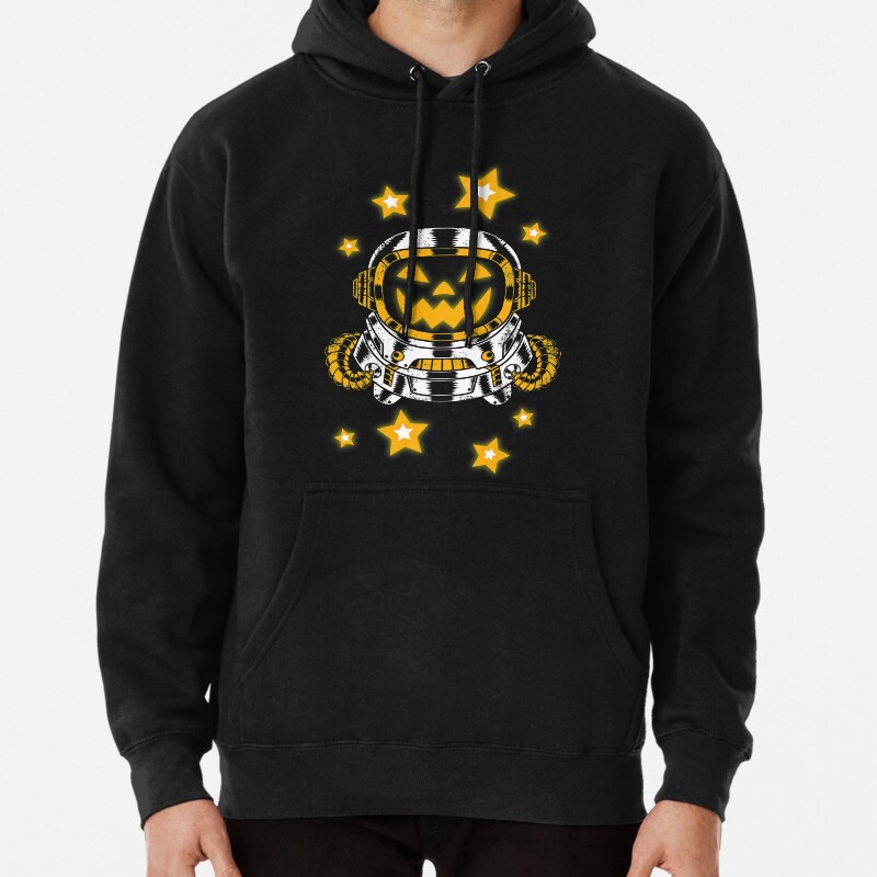 Space Halloween Pullover Hoodie