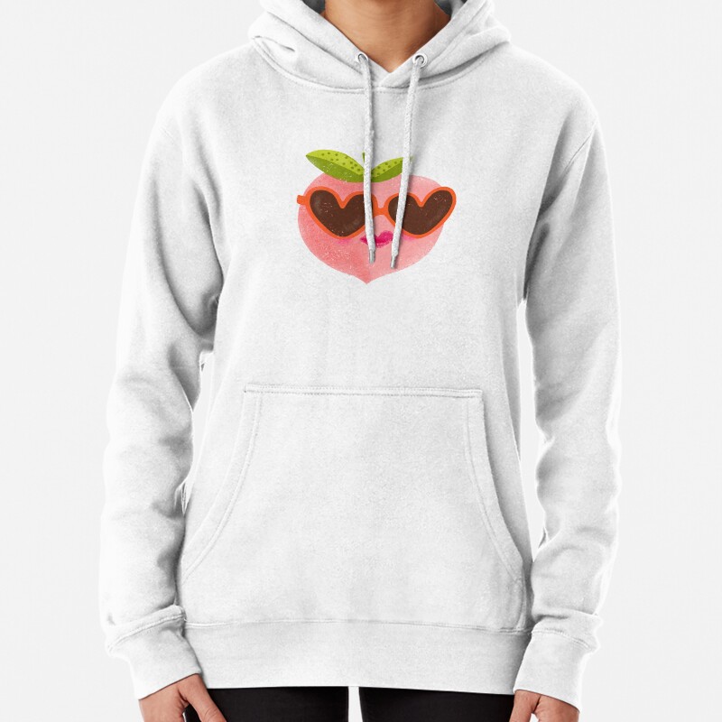 Peach Sunnies Pullover Hoodie