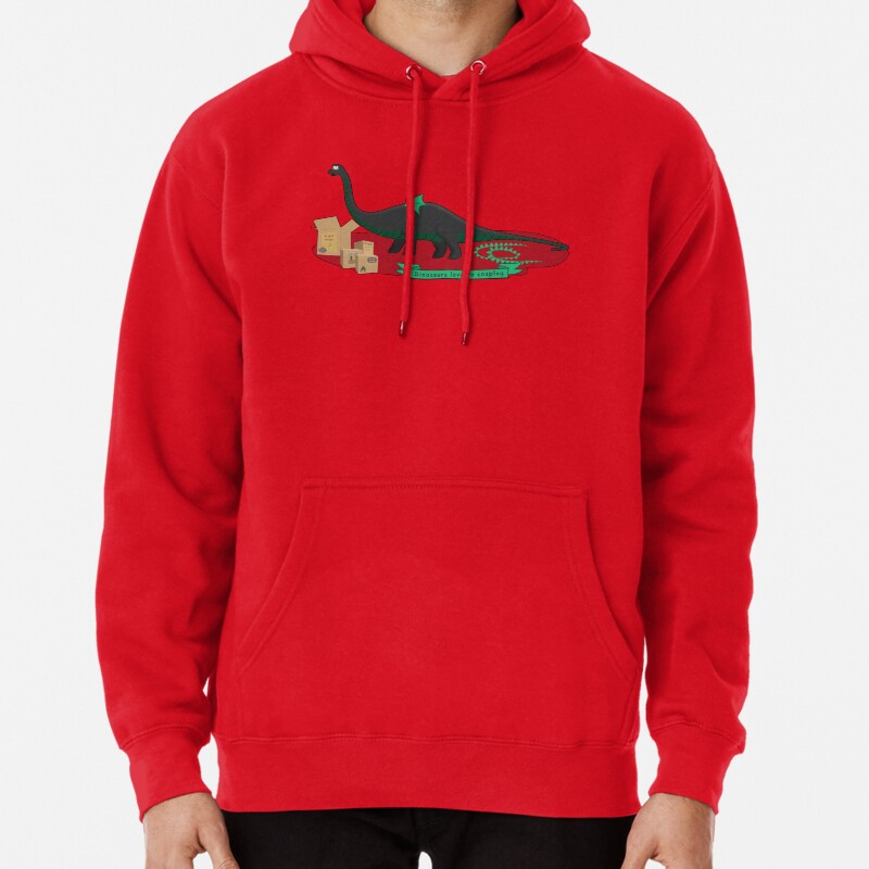 Dinosaurs love to cosplay Pullover Hoodie