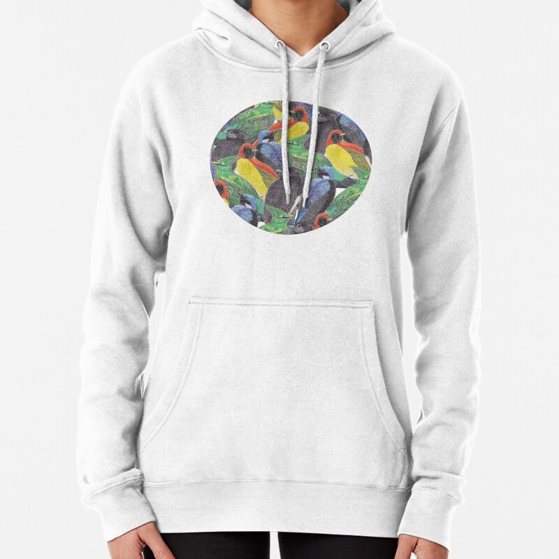Birds Birds Birds Pullover Hoodie
