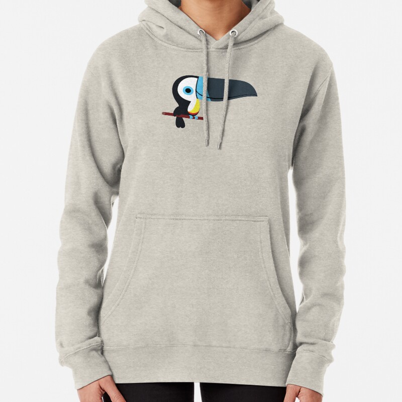 Cute channel billed toucan Pullover Hoodie