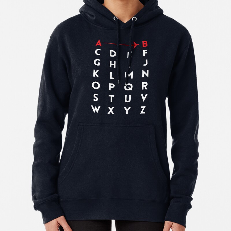 A to B (v2) Pullover Hoodie