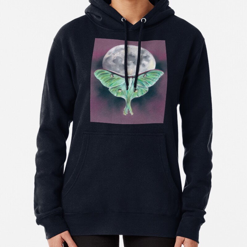 Luna and the Moon Pullover Hoodie