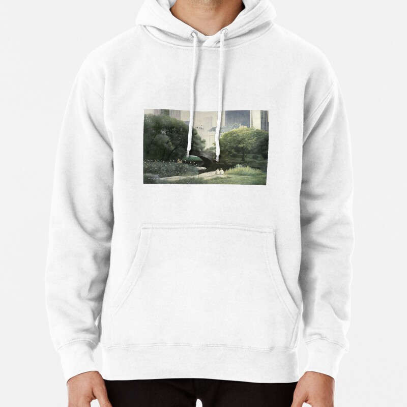 Summer Days(Central Park-New York City) Pullover Hoodie