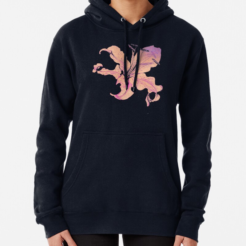 Golden lilies Pullover Hoodie