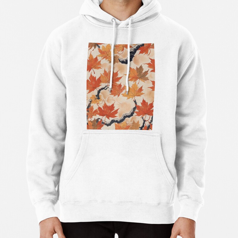 Maple Leaves in the Breeze Pullover Hoodie