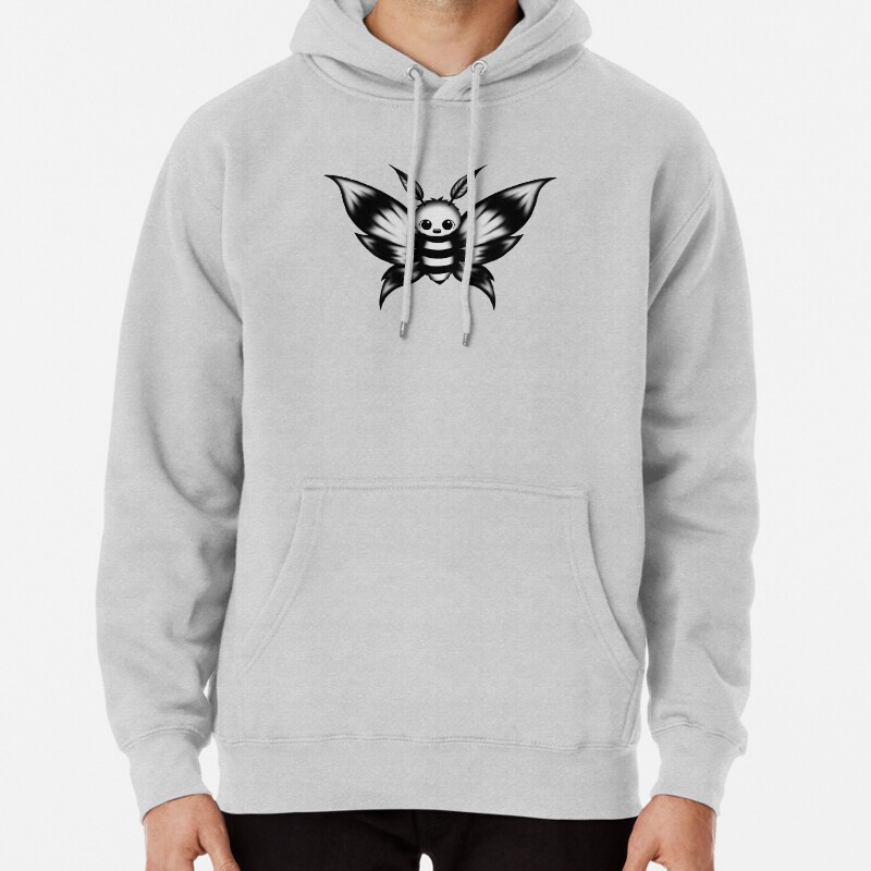 Cute dark moth Pullover Hoodie