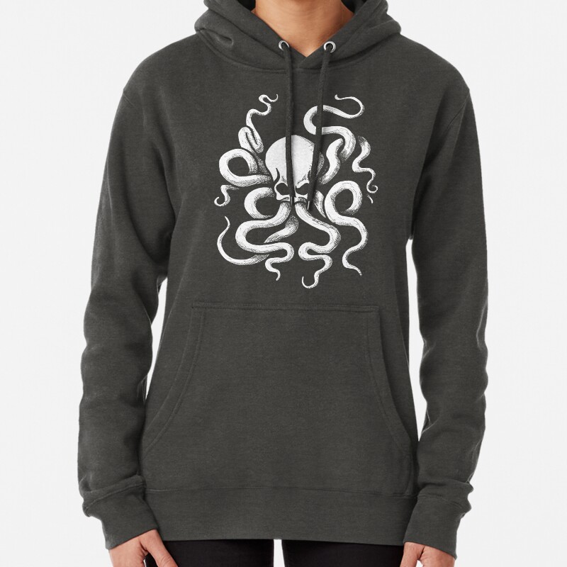 Skulltopus 2 Pullover Hoodie
