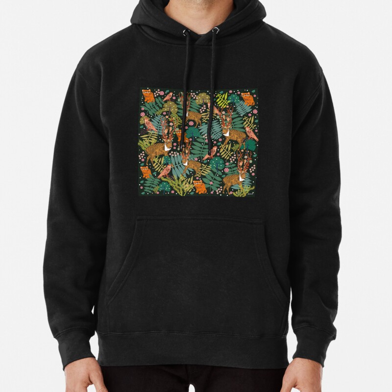 Deer Forest Pullover Hoodie