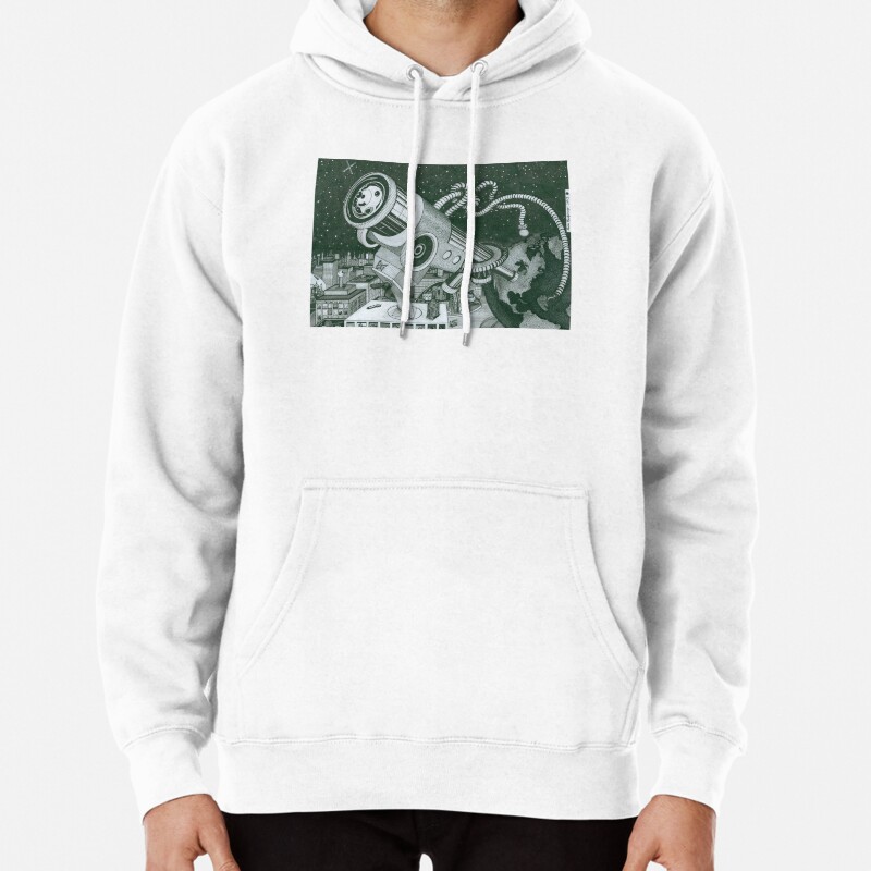 Microscope or Telescope Pullover Hoodie