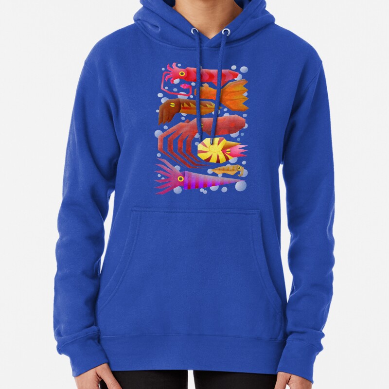 Cephalopods Pullover Hoodie