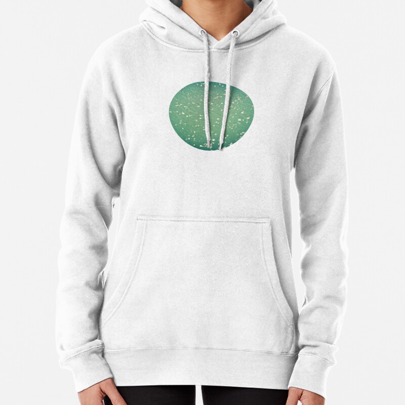 Green ocean blur Pullover Hoodie
